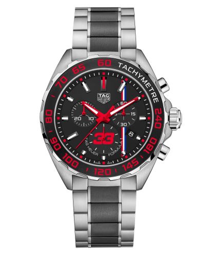 TAG Heuer Formula 1 Chronograph Quartz 43 Stainless Steel / Max Verstappen 2018 / Bracelet